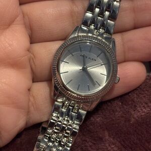 Anne Klein Metallic Silver Timepiece
